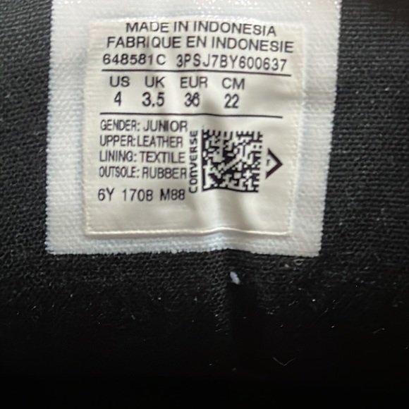 All Star Converse Chuck Taylor Size 4 - Picture 5 of 5
